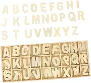 PLAFOPE Early Education Toys Wooden Letters Boys and Girls Stacking Blocks Montessori Toys DIY Alphabet Chips