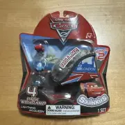 Disney Pixar Cars 2 Squinkies W/ Ramp Lightning McQueen On Card New Sealed