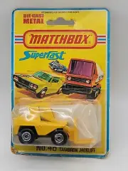 1975 MATCHBOX LESNEY SUPERFAST #48 SAMBRON JACKLIFT NEW NRFB BUBBLE DENTED