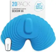 Not Just A Patch Dexcom G6 Adhesive Patches (20 Pack) - G6, Blue