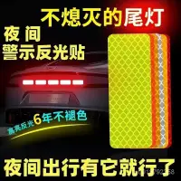 在飛比找蝦皮購物優惠-【反光車貼夜間反光貼】反光貼車用尾部夜光條夜間電動車摩託車頭