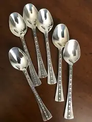 Sterling Silver Coffee, Dessert, Spoons. Set of 6. New. Silver 916*