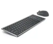 Dell Multi-Device Wireless Keyboard and Mouse - KM7120W 2.4Ghz 1600 dpi Gray