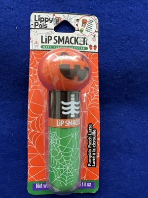 NEW Lip Smacker Lippy Pals Pumpkin Patch Latte Flavor Halloween Lip Moisturizer