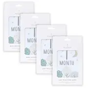 4x 12pc The Peanutshell Woodland Adventure Nursery Memory Milestone Cards Set
