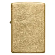 Zippo Lighter - Tumbled Brass