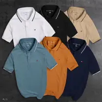 在飛比找蝦皮購物優惠-男士 Polo 短袖 T 恤 4-Way Cotton Cr