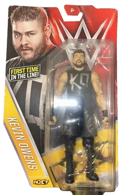 Kevin Owens Basic Series 58 WWE Action Figure 1st Time PACKAGE WEAR FREE SHIP!