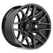22 Inch Wheels Fits GWM Cannon Ute 22x12 HARTES METAL CROSSBOW Black Dark Tint