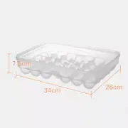 34 Grids Eggs/Box Organizer Refrigerator Egg Storage Box Food Containers Holde J