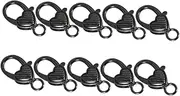 KALLORY 10pcs Heart Lobster Claw Clasp Alloy Claw Jewelry Clasp for Bags DIY Necklace Bracelet Set