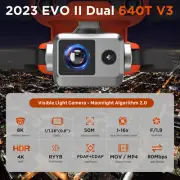 Autel Robotics EVO 2 Dual 640T V3 Rugged Bundle 8k Camera Thermal Drone