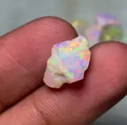 Natural Ethiopian Opal Rough Gemstone Raw Polished 3.55cts Sku-RO 91