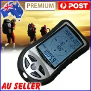 Handheld Compass Altimeter Barometer Thermometer Weather Forecast Time