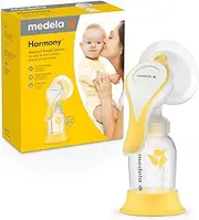 Medela Harmony Manual Breast Pump - Compact Swiss Design with PersonalFit Flex Breast Shield and Medela 2-Phase Expression Technology,1 Count (Pack of 1)