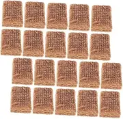NAMOARLY 20 Pack Outdoor Lighter Blocks Efficient Fire Igniters for Barbecue Camping Fireplaces Briquette Lighting Cubes