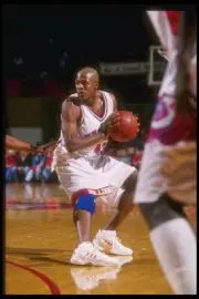 Forward Terrance Roberson Fresno State Bulldogs moves the ball the- Old Photo