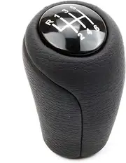 Gear Shift Handle Lever for Mazda 3 Bk Bl 5 Cr Cw 6 Ii Gh Cx-7 Er for Mx-5 Nc Iii 23 Mt Leather 5/6-Speed Gear Shift Knob Leather Shifter Lever Arm Headball Shift Knob