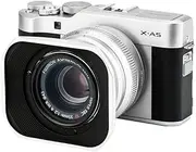 LH-JXF35S II Square Lens Hood Compatible with Fuji Fujinon XF35mm XF23mm f/2 R WR Silver