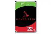 Seagate IronWolf Pro NAS 22TB ST22000NT001 3.5" Internal SATA 6Gb/s, 1.2M hours MTBF
