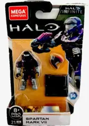 Mega Construx Halo Infinite Heroes Series 14 SPARTAN MARK VII Action Figure New
