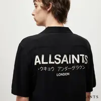 在飛比找momo購物網優惠-【ALLSAINTS】UNDERGROUND 人造絲短袖夏威