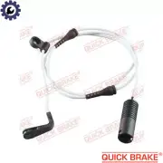 WARNING CONTACT BRAKE PAD WEAR WS 0202 A FOR BMW 5E39 M52B20 2.0L M52B25 2.5L