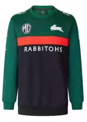 South Sydney Rabbitohs 2025 NRL Mens Crew Fleece Jumper Sizes S-7XL BNWT