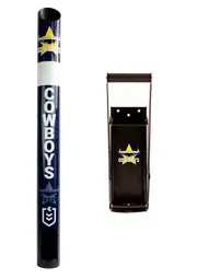 North Queensland Cowboys NRL Dispenser + Can Crusher Combo