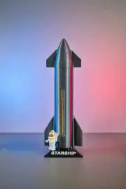 1:200 Scale SpaceX Starship SN9 Rocket Model 25cm/10inch