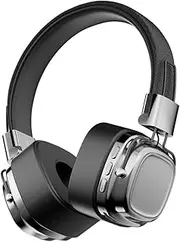 Byttlerom Bluetooth 5.3 Retro Wireless Headset Heavy Bass Headphones Mobile Computer Multifunctional Headset, Easy to Use B