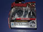 MARVEL AVENGERS AGE OF ULTRON NICK FURY VS SUB-ULTRON 007 ACTION FIGURES!