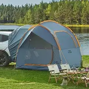 [JOYTUTUS] SUV Tent for Camping, Double Door Design, Waterproof PU2000mm Double Layer for 6-8 Person, Camping Outdoor Travel Preferred, 7.7' W x 7.7' L x 6.9' H
