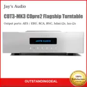 Jay's Audio CDT3-MK3 CDpro2 Flagship Turntable CD Player AES/EBU RCA BNC HDMI-