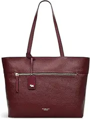 [RADLEY] London Fountain Road Medium Ziptop Tote for Women in Grained Leather, with Slim Handles & Zip Fastening
