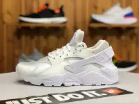 在飛比找Yahoo!奇摩拍賣優惠-Nike Air Huarache 全白 經典 透氣 武士 