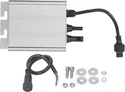 Solar Micro Inverter, 350W MPPT Grid Tie Inverter, IP65 Waterproof Pure Sine Inverter 120V/230VAC for Solar Systems