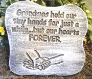 Grandmas mold Grandma's hold our tiny hands casting mould 10" x 11" x 3/4" thick