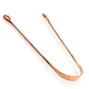 Ayurvedic Copper Tongue Cleaner Scraper For Oral Hygiene & Bad Breath x 100 Pcs
