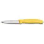 Victorinox 8cm Wavy Edge Pointed Tip Paring Knife Serrated Cheese/Bread Yellow