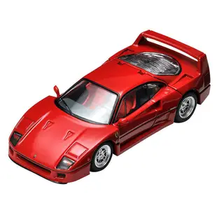 好物分享日本TOMYTEC仿真車模型車TOMICA TLV法拉利Ferrari F40紅 黑 164