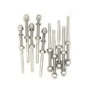Cable Railing Swage Threaded Stud Tension End Fitting Terminal for 3/16 inch ...