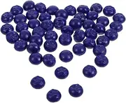 50pcs Mini Fake Blueberry Charms Realistic Artificial Prop Blueberries for DIY Craft Projects Home Decoration Food Display Props