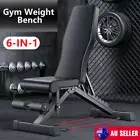 2025 Adjustable Weight Abdominal Bench Sit-Up Back Support Fitness Flat Gym