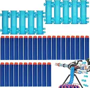 Refill 30 Soft Foam Bullets 10 Shells On FEIDAMA Gatling Toy Gun Foam Blaster Accessories Soft EVA Darts for Kids Boys Girls Party Favors