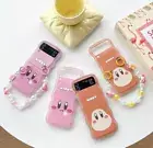 Gameboy Kirby Phone Case For Samsung Galaxy Z Flip 4 3 Soft TPU Cover