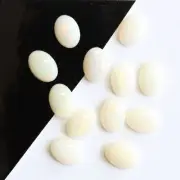 7x5 oval 12pcs Australian light / white opals natural solid loose unset stone