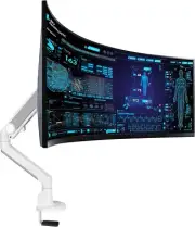 Single Monitor Arm Desk Mount Fits One 13"-38" Ultrawide Monitor with Gas Spring