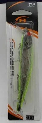 Bomber B15AXSICH 4-1/2" Excalibur Minnow 1/2 Oz Sil Flash Ch Back & Belly