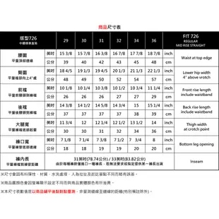 Lee 726 中腰標準小直筒牛仔褲 男 Modern 深藍LL170196X04